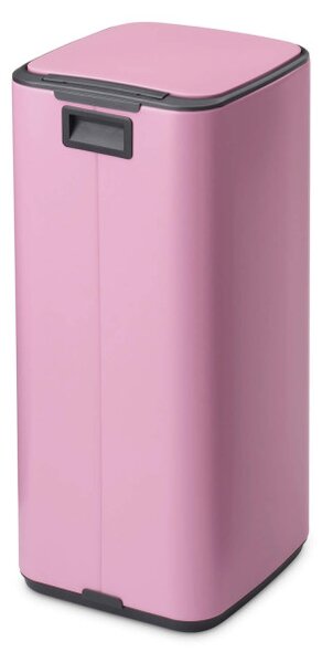 Кош за боклук Brabantia Bo Pedal 1010447, 30 л, Леко затваряне, Противоплъзгаща основа, Розов