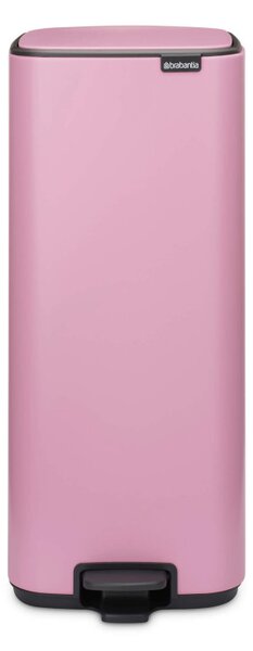 Кош за боклук Brabantia Bo Pedal 1010447, 30 л, Леко затваряне, Противоплъзгаща основа, Розов