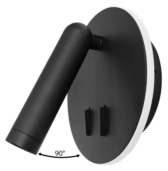Аплик APP1614-1W black