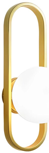 Аплик APP1756-1W BRUSH GOLD WHITE
