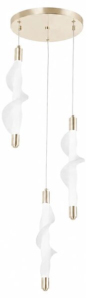 Лампа LED G009-3CPR WHITE/GOLD