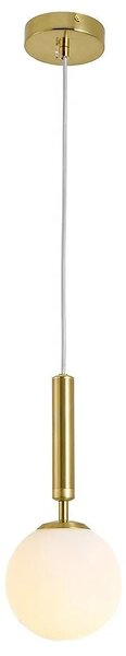 СТЪКЛЕНА СФЕРИЧНА ВИСЯЩА ЛАМПА G108-1W GOLD E27