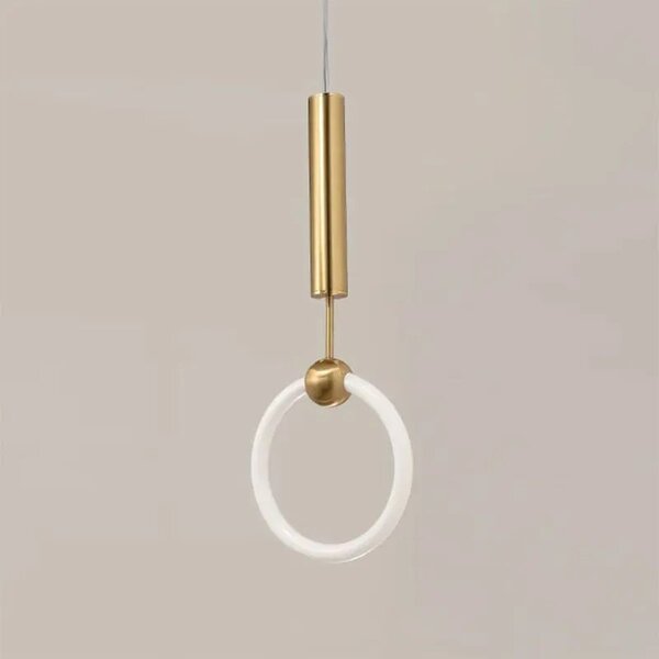 Висяща LED лампа LHJ059-1CP Brush Gold