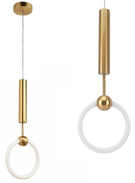 Висяща LED лампа LHJ059-1CP Brush Gold
