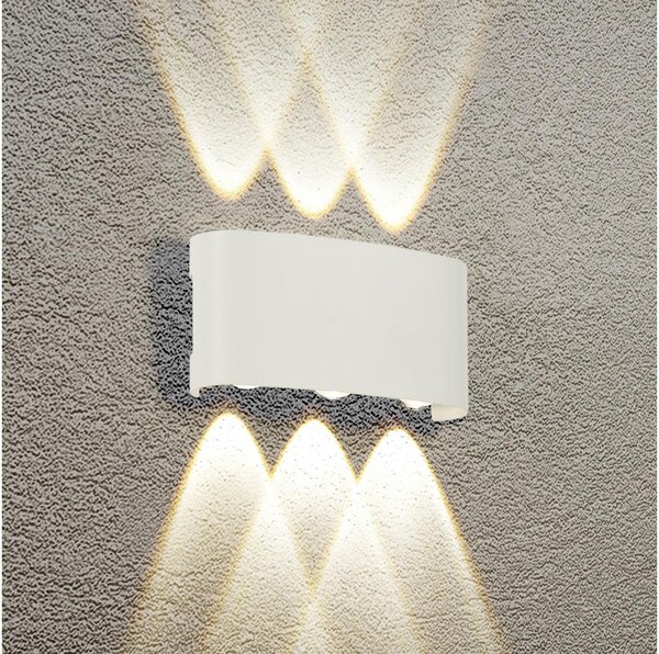 Brilagi - LED външно стенно осветително тяло FLAREBOX LED/6W/230V бяло IP65
