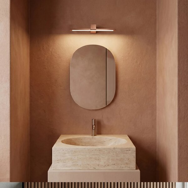 LED аплик за баня SWE052-1W 40cm COPPER BRUSH