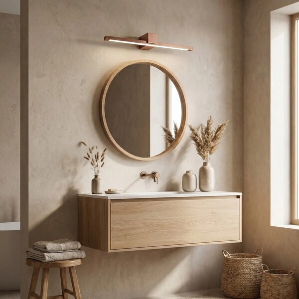 LED аплик за баня SWE053-1W 60 cm COPPER BRUSH