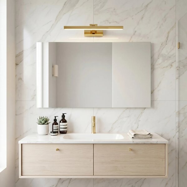 LED аплик за баня APP1860-1W 40cm GOLD