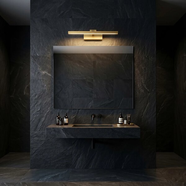 LED аплик за баня APP1863-1W 40cm BRUSH GOLD