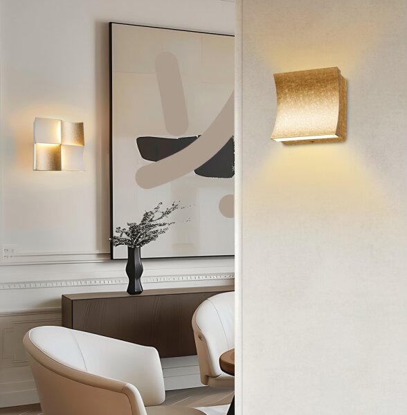 LED стенен аплик ARIELLA LED/8W/230V златен