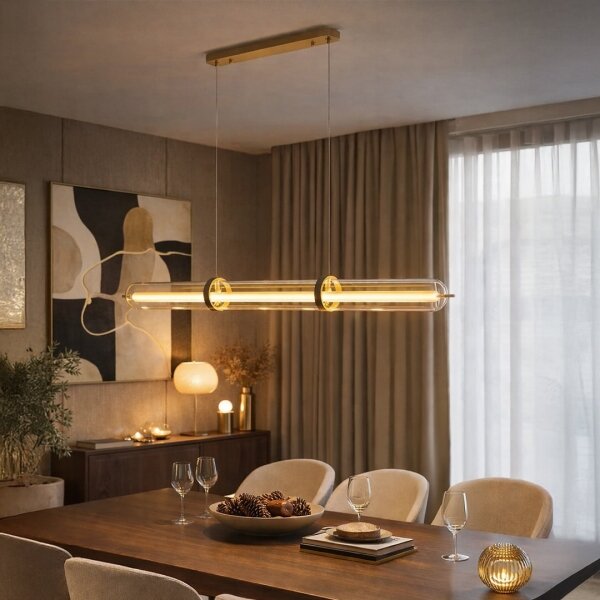 LED полилей на кабел ELIANA LED/34W/230V златен