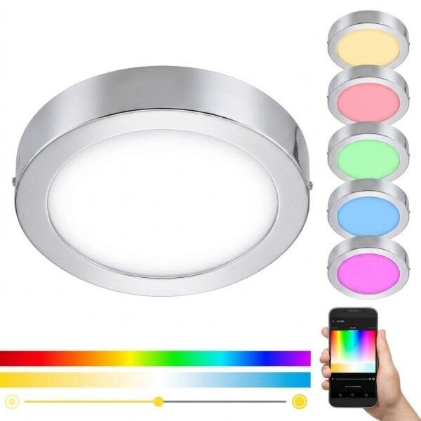 Eglo 33667-LED RGBW регулируемо баня FUEVA-C 21W/230V пр. 30см