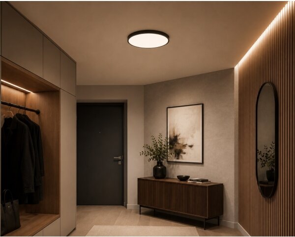 BRILAGI-LED Таванно осветително тяло за баня ZENNA LED/18W/230V Ø 29,5 см IP44 антик