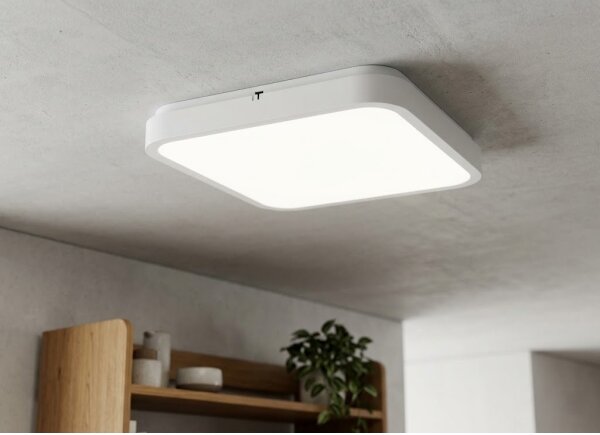 BRILAGI - LED плафон за баня ZENNA LED/24W/230V 34,5x34,5 см IP44 бял