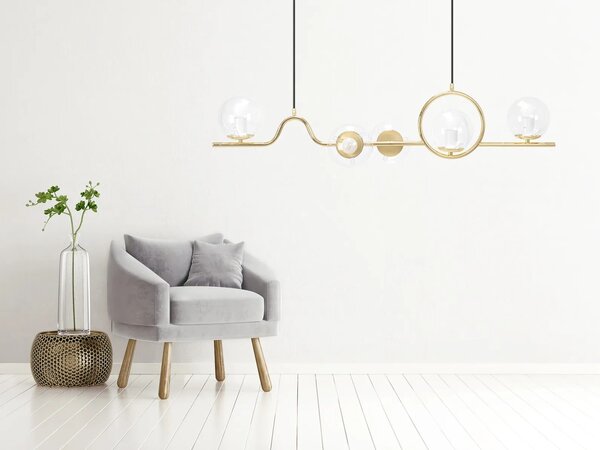 Плафон gold app1023-5cp