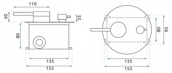Душ система за вграждане Rea Foss Clif Titan + BOX