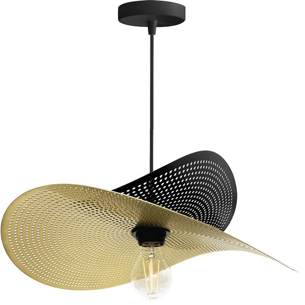 Плафон APP1471-1CP black/gold