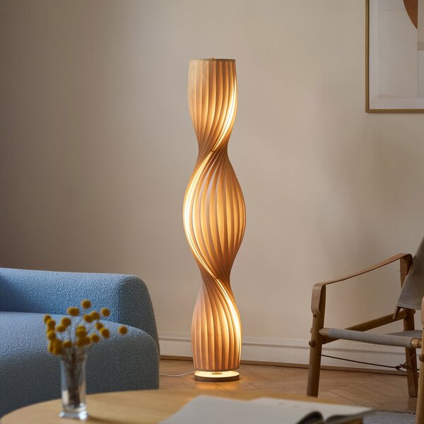 Tom Rossau Том Росау, стояща лампа TR4 Anniversary, брезова дървесина, 142 см, Дърво, Дневна/трапезария, Дървесина, Скандинавски