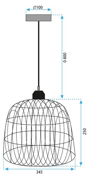 Пендел NATURAL APP1351-1CP 30 cm