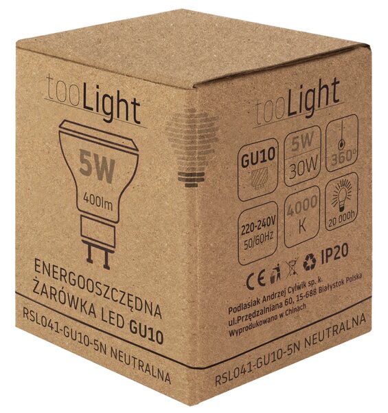 Крушка LED RSL041 GU10 5W Neutral