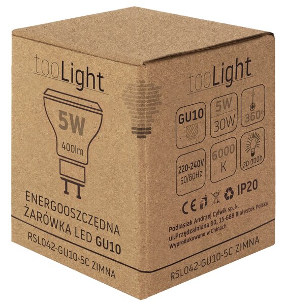 Крушка LED RSL042 GU10 5W Cold