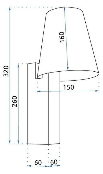 Аплик LOFT APP1279-1W BLACK
