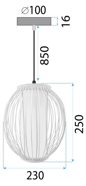 Плафон Bamboo APP1634-1CP