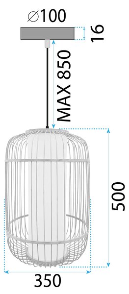 Плафон Bamboo APP1626-1CP