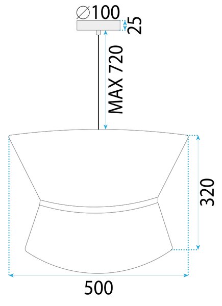 Пендел APP1503-1CP BLACK