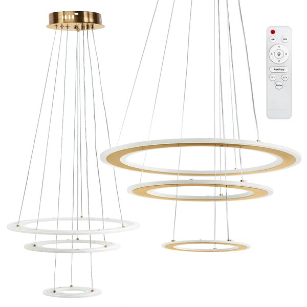 Плафон LED G041-3CP BRUSH GOLD