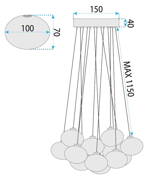 Пендел MS025-13CP Chrome