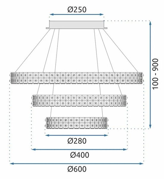 Лампа LED MS008-CP CHROME
