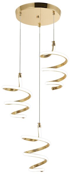 Висяща LED лампа G075-3CPR Gold