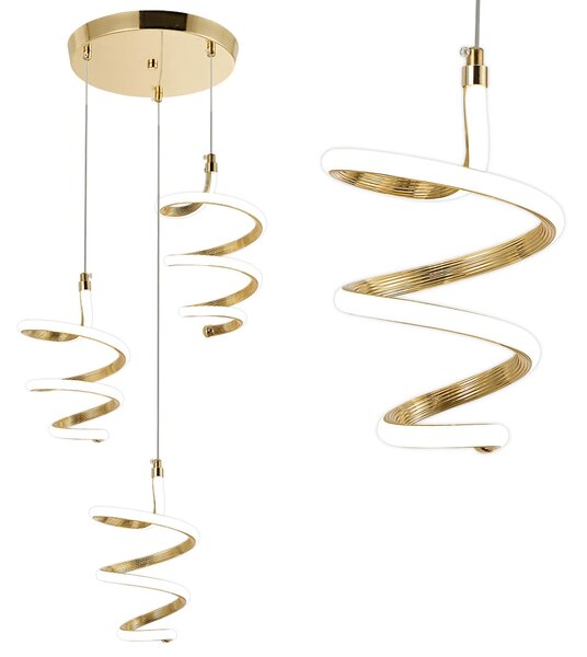 Висяща LED лампа G075-3CPR Gold