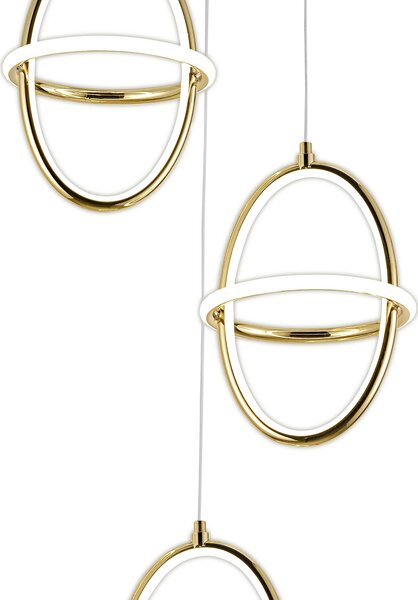 Висяща LED лампа G064-3CPR Gold