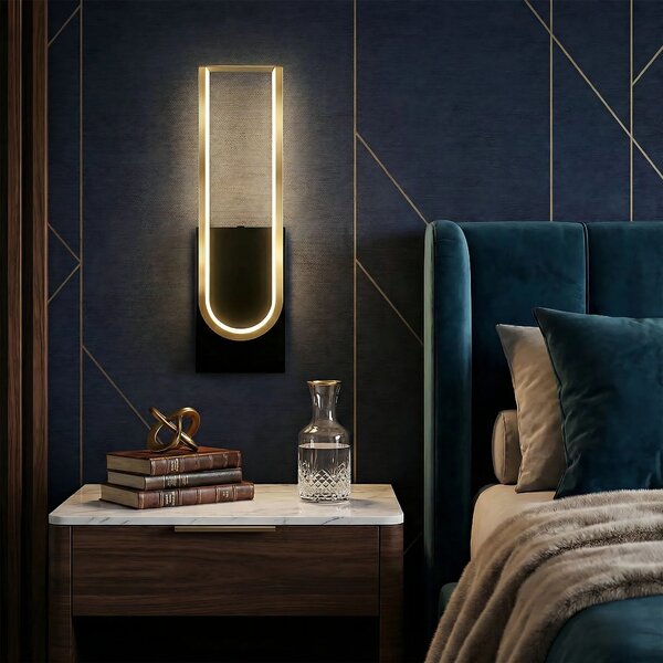 Аплик LED APP1782-W Brush Gold/Black