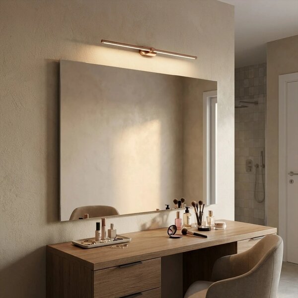 LED аплик за баня APP1897-1W 80 cm BRUSH COPPER