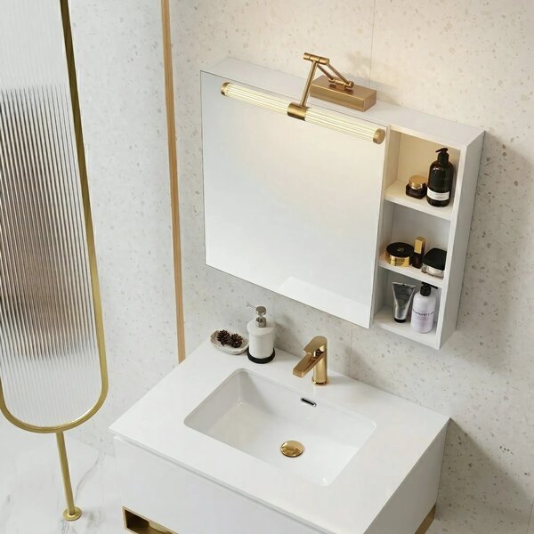 LED аплик за баня APP1899-1W 40cm BRUSH GOLD