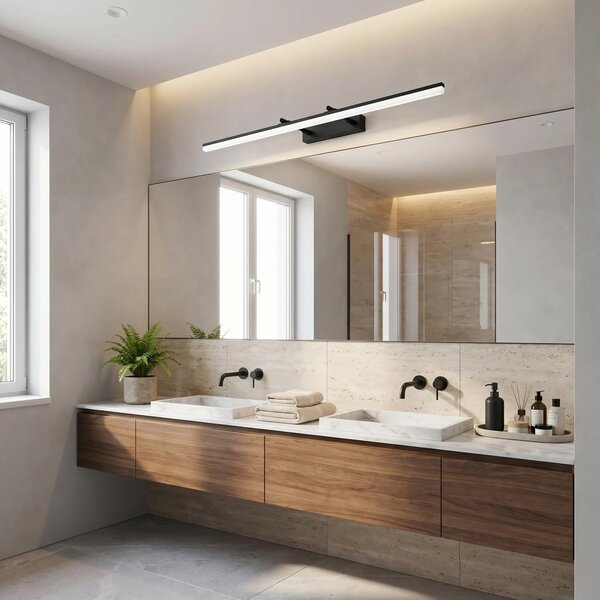 LED аплик за баня APP1880-1W 80cm BLACK