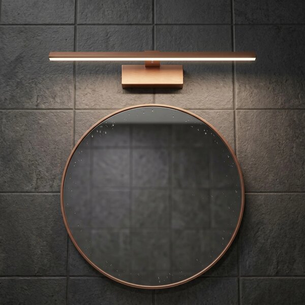 LED аплик за баня SWE013-1W 43cm BRUSH COPPER