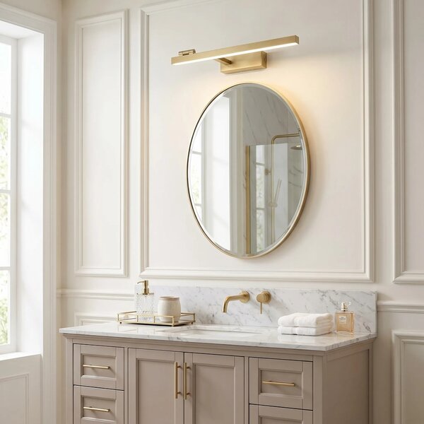 LED аплик за баня SWE031-1W 40cm Brush Gold