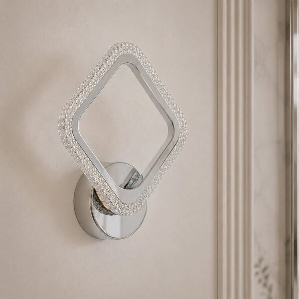 LED аплик LHJ125-W Хром