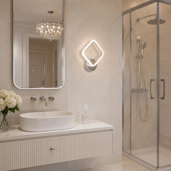 LED аплик LHJ125-W Хром
