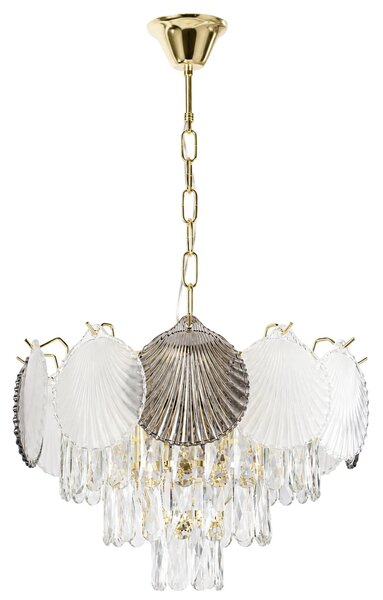 Кристална висяща лампа SWE083-CP 40cm GOLD
