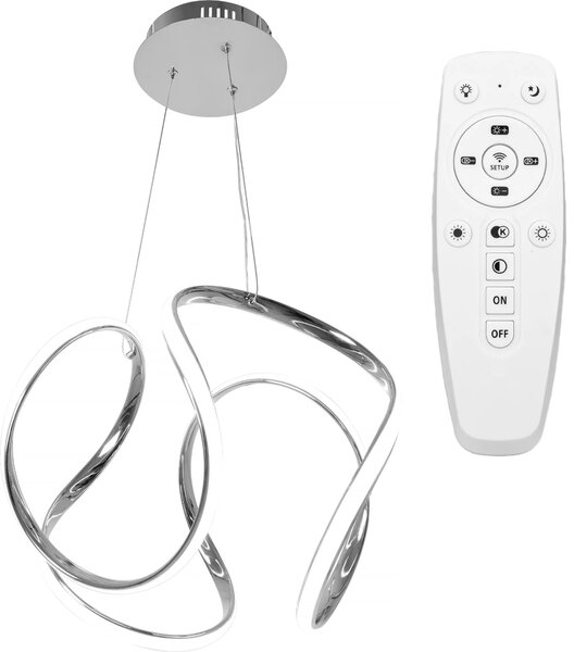 Пендел LED + дистанционно управление CHROM APP385-CP