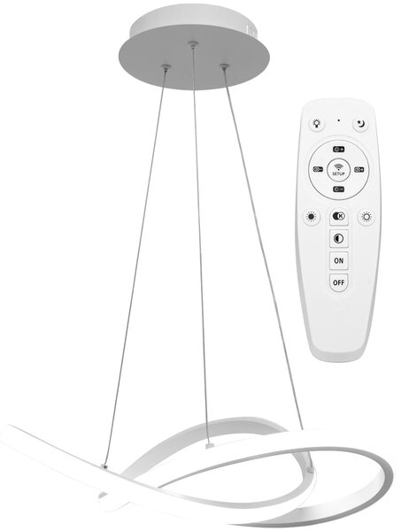 Пендел Ring LED + дистанционно управление APP392-CP White