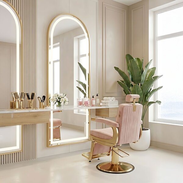 Огледало LED Orbit 60x170cm Brush Gold