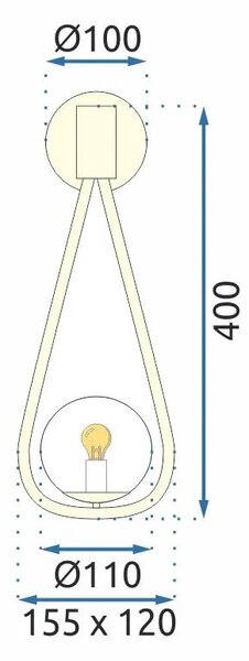 Аплик Gold APP603-1W