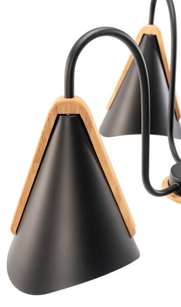 Плафон с 3 рамена Scandinavian Black APP605-3C