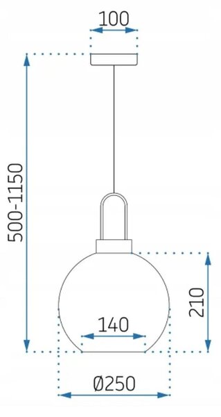 Пендел сфера 25cm APP630-1CP
